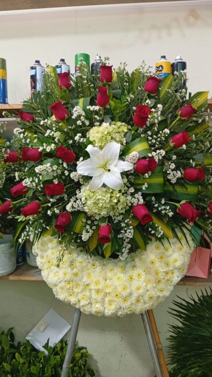 Corona Rosas Rojas